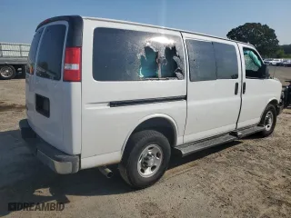 2018 Chevrolet Express Passenger LT with VIN 1GAZGMFG1J1264900, listed as a Copart auction lot 71044754 with 0 mi miles and Non Repairable. Bid and sale history available at carsss.com. Image 3.