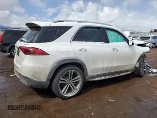 2021 Mercedes-Benz GLE 350 with VIN 4JGFB4KB1MA474612, listed as a Copart auction lot 49530735 with 77,575 mi miles and Salvage title. Bid and sale history available at DreamBid. Image 3.