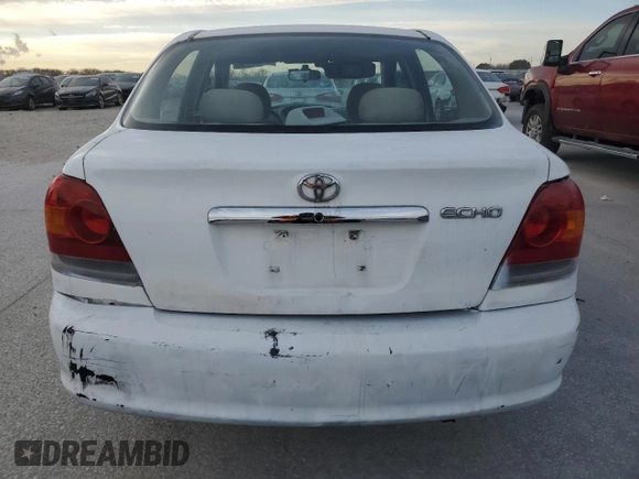 2003 Toyota ECHO with VIN JTDBT123135046523, listed as a Copart auction lot 86362734 with 142,275 mi miles and Salvage Title. Bid and sale history available at carsss.com. Image 6.