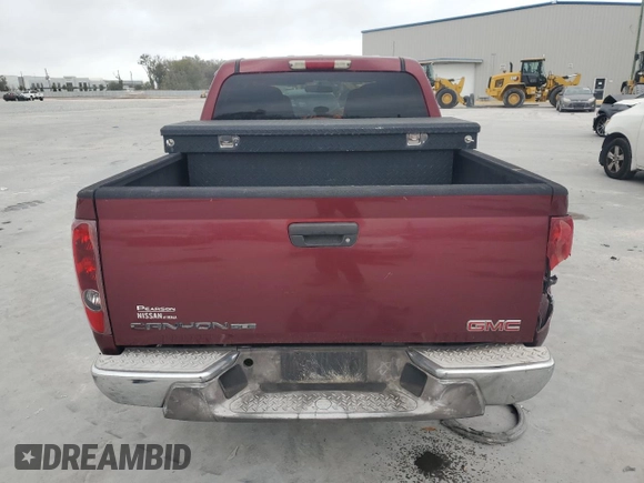 2007 GMC Canyon SLE1 with VIN 1GTCS13E878251364, listed as a Copart auction lot 46037955 with 192,997 mi miles and Salvage title. Bid and sale history available at DreamBid. Image 6.