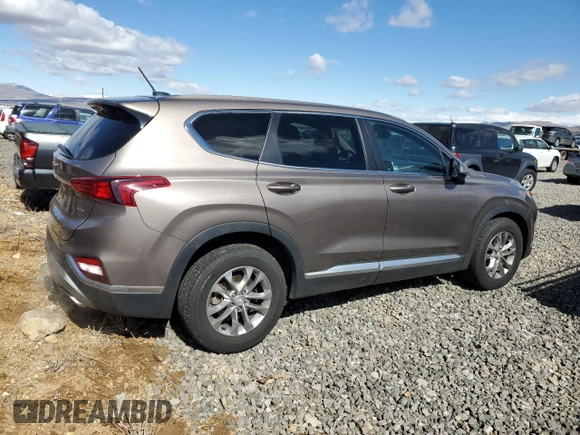 2019 Hyundai Santa Fe SE with VIN 5NMS2CAD6KH098573, listed as a Copart auction lot 47316305 with 68,394 mi miles and Salvage Title. Bid and sale history available at carsss.com. Image 3.