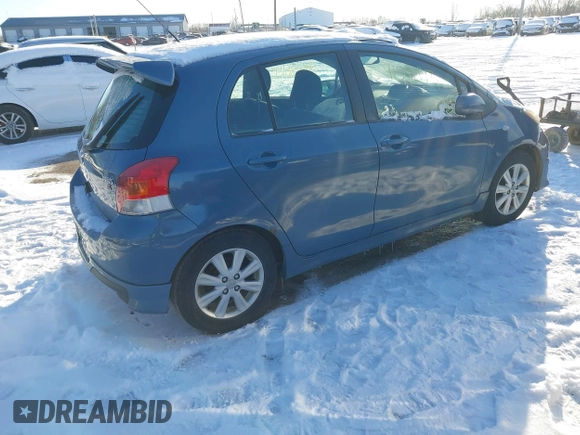 2009 Toyota Yaris with VIN JTDKT903995249623, listed as a IAAI auction lot 41580147 with 177,618 mi miles and . Bid and sale history available at DreamBid. Image 4.