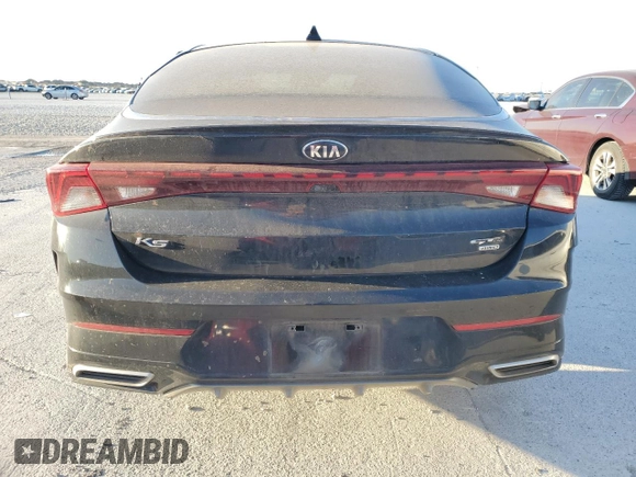 2021 Kia K5 GT-Line with VIN 5XXG64J29MG046046, listed as a Copart auction lot 49780785 with 87,217 mi miles and Salvage Title. Bid and sale history available at carsss.com. Image 6.