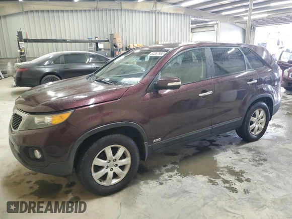 2012 Kia Sorento LX with VIN 5XYKTCA6XCG302611, listed as a Copart auction lot 52367985 with 180,671 mi miles and Clean Title. Bid and sale history available at DreamBid. Image 1.