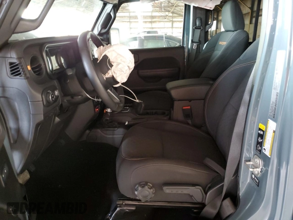 2024 Jeep Gladiator Mojave with VIN 1C6JJTEG8RL115148, listed as a Copart auction lot 58774745 with 16,281 mi miles and Salvage title. Bid and sale history available at DreamBid. Image 7.