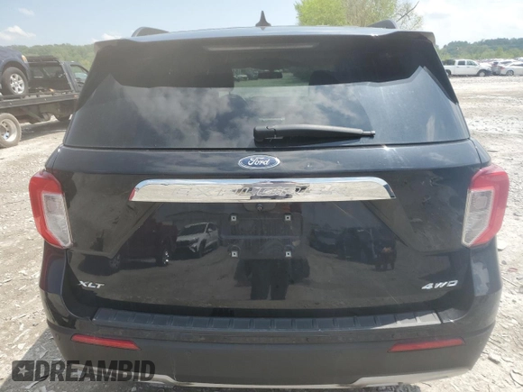 2022 Ford Explorer XLT z VIN 1FMSK8DH6NGA80965, wystawiony jako Copart lot #54668565 z przebiegiem 70 114 mil mil oraz Szkoda całkowita • Salvage title. Historia ofert i sprzedaży dostępna na DreamBid. Obrazek 6.