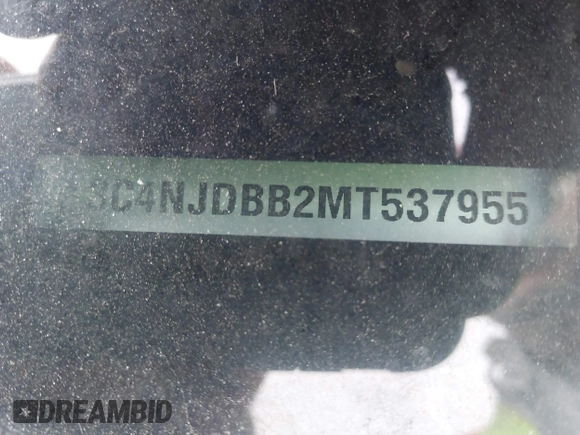 2021 Jeep Compass Altitude с VIN 3C4NJDBB2MT537955, выставлен на аукционе IAAI как лот 42301024 с пробегом 62 993 миль миль и . История ставок и продаж доступна на DreamBid. Изображение 18.