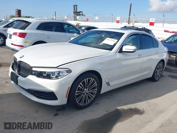 2020 BMW 5 Series 530i with VIN WBAJR3C03LWW55646, listed as a IAAI auction lot 40371444 with 58,029 mi miles and . Bid and sale history available at DreamBid. Image 2.