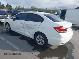 2014 Honda Civic LX with VIN 19XFB2F52EE200749, listed as a IAAI auction lot 42004489 with 213,818 mi miles and . Bid and sale history available at DreamBid. Image 3.