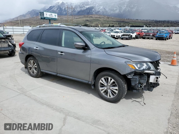 2020 Nissan Pathfinder SL z VIN 5N1DR2CM7LC596322, wystawiony jako Copart lot #51602445 z przebiegiem 80 208 mil mil oraz Szkoda całkowita • Salvage title. Historia ofert i sprzedaży dostępna na DreamBid. Obrazek 4.