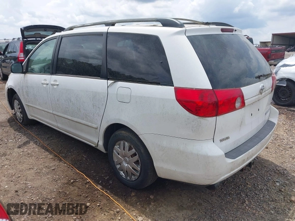 2006 Toyota Sienna CE with VIN 5TDZA23C36S399658, listed as a IAAI auction lot 42129990 with 217,674 mi miles. Bid and sale history available at carsss.com. Image 3.