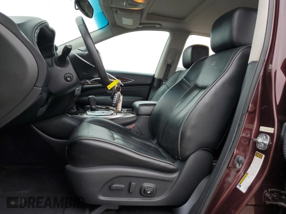 2013 Infiniti JX35 with VIN 5N1AL0MM7DC315533, listed as a Copart auction lot 56248185 with 136,981 mi miles and Salvage Title. Bid and sale history available at DreamBid. Image 7.