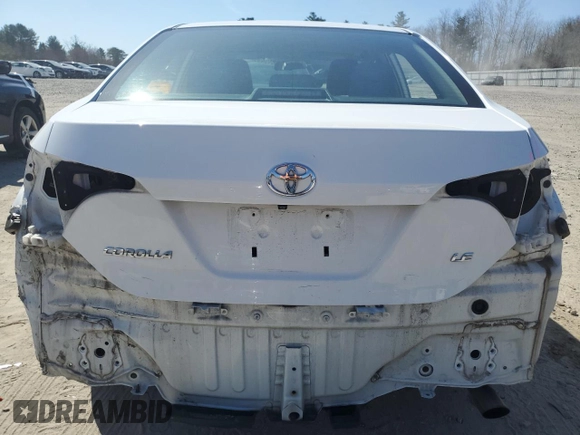 2016 Toyota Corolla L with VIN 2T1BURHEXGC526217, listed as a Copart auction lot 52849495 with 191,111 mi miles and Salvage Title. Bid and sale history available at DreamBid. Image 6.