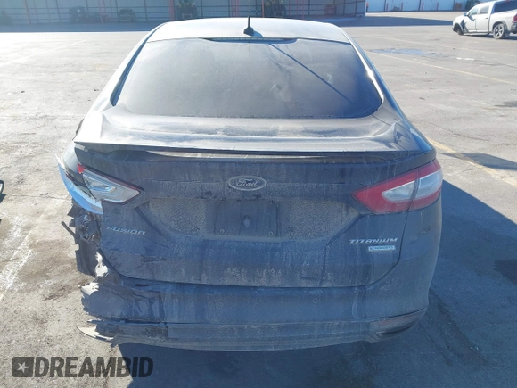 2014 Ford Fusion Titanium with VIN 3FA6P0K93ER293357, listed as a IAAI auction lot 41354955 with 176,130 mi miles. Bid and sale history available at carsss.com. Image 16.