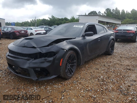 2019 Dodge Charger Scat Pack z VIN 2C3CDXGJ1KH604359, wystawiony jako Copart lot #60796535 z przebiegiem 65 418 mil mil oraz Szkoda całkowita • Salvage title. Historia ofert i sprzedaży dostępna na DreamBid. Obrazek 1.