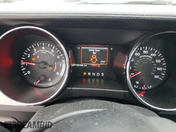 2017 Ford Mustang EcoBoost Premium with VIN 1FATP8UH6H5204152, listed as a Copart auction lot 54975855 with 103,166 mi miles and Salvage Title. Bid and sale history available at carsss.com. Image 9.