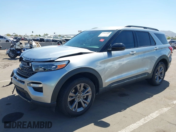 2022 Ford Explorer XLT with VIN 1FMSK8DH4NGC48733, listed as a IAAI auction lot 41884548 with 62,081 mi miles. Bid and sale history available at carsss.com. Image 2.