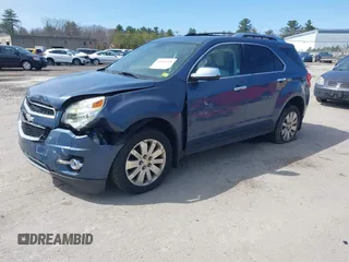 2011 Chevrolet Equinox LTZ with VIN 2CNFLGE56B6236740, listed as a IAAI auction lot 41936268 with 307,703 mi miles. Bid and sale history available at carsss.com. Image 2.
