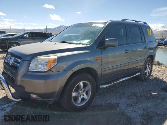 2007 Honda Pilot EX with VIN 2HKYF18437H540082, listed as a Copart auction lot 49068285 with 180,679 mi miles and Salvage Title. Bid and sale history available at DreamBid. Image 1.