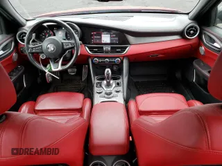 2021 Alfa Romeo Giulia Ti with VIN ZARFANBN4M7647744, listed as a Copart auction lot 51036045 with 83,974 mi miles and Salvage title. Bid and sale history available at DreamBid. Image 8.