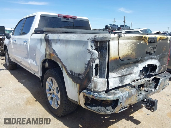 2024 Chevrolet Silverado 1500 LTZ with VIN 3GCUDGE83RG384944, listed as a IAAI auction lot 41837124 with 24,772 mi miles and . Bid and sale history available at DreamBid. Image 3.
