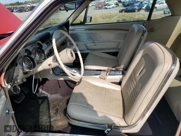 1967 Ford Mustang с VIN 7T01C196570, выставлен на аукционе Copart как лот 70523714 с пробегом 86 101 миль миль и Чистый • Clean title. История ставок и продаж доступна на DreamBid. Изображение 7.