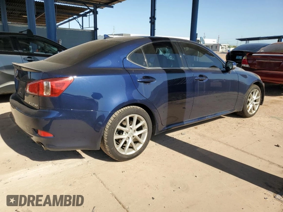 2012 Lexus IS 250 z VIN JTHBF5C23C5159831, wystawiony jako Copart lot #60461005 z przebiegiem 161 801 mil mil oraz Szkoda całkowita • Salvage title. Historia ofert i sprzedaży dostępna na DreamBid. Obrazek 3.
