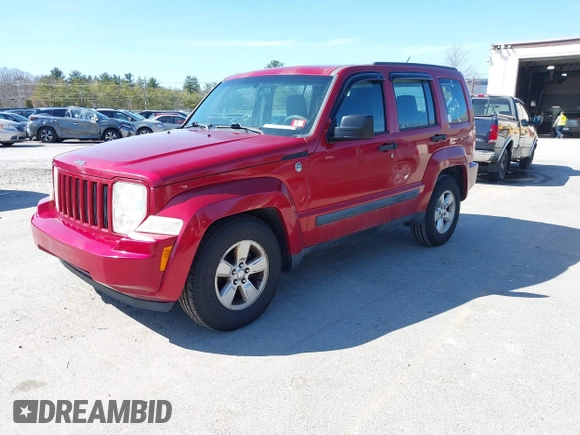 2009 Jeep Liberty Sport with VIN 1J8GN28K09W522924, listed as a IAAI auction lot 41932797 with 154,030 mi miles. Bid and sale history available at carsss.com. Image 2.