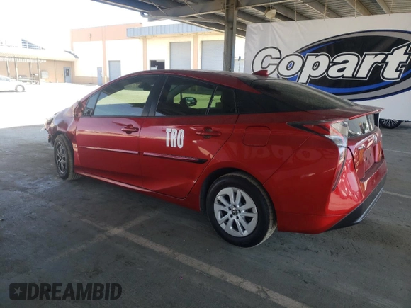 2017 Toyota Prius Two with VIN JTDKARFUXH3540518, listed as a Copart auction lot 55857545 with 225,934 mi miles and Salvage Title. Bid and sale history available at DreamBid. Image 2.