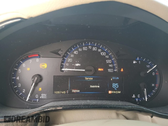 2015 Cadillac CTS Luxury RWD with VIN 1G6AR5SX8F0105026, listed as a Copart auction lot 47985555 with 105,745 mi miles and Salvage Title. Bid and sale history available at DreamBid. Image 9.