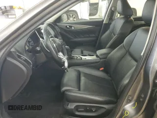 2019 Infiniti Q50 Luxe with VIN JN1EV7AR9KM591571, listed as a Copart auction lot 61782675 with 38,544 mi miles and Salvage title. Bid and sale history available at DreamBid. Image 7.