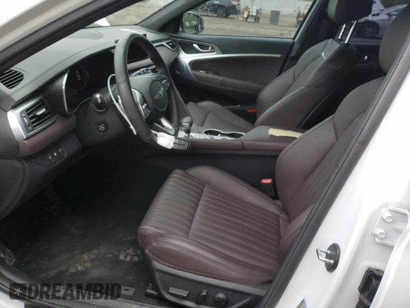 2023 Genesis G70 2.0T z VIN KMTG34TA8PU124927, wystawiony jako Copart lot #58729115 z przebiegiem 18 989 mil mil oraz Czysty tytuł • Clean title. Historia ofert i sprzedaży dostępna na DreamBid. Obrazek 7.