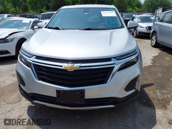 2022 Chevrolet Equinox LT with VIN 2GNAXJEV9N6138247, listed as a IAAI auction lot 42245739 with 192,813 mi miles and . Bid and sale history available at DreamBid. Image 12.
