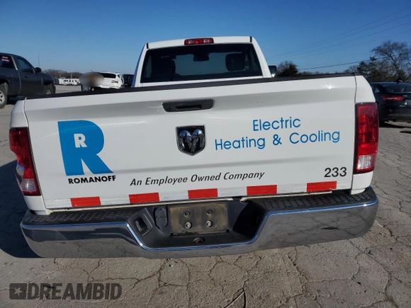 2021 Ram 1500 Tradesman with VIN 3C6JR6DT7MG538785, listed as a Copart auction lot 87669655 with 82,005 mi miles and Salvage title. Bid and sale history available at DreamBid. Image 6.