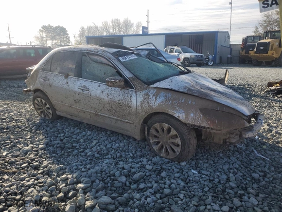 2007 Honda Accord Sdn EX with VIN 1HGCM55757A208949, listed as a Copart auction lot 46815745 with 0 mi miles and Salvage Title. Bid and sale history available at carsss.com. Image 4.