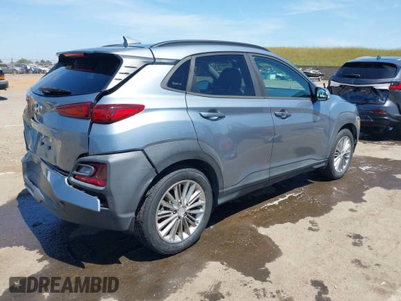 2019 Hyundai Kona SEL with VIN KM8K62AA9KU282916, listed as a IAAI auction lot 42086109 with 59,288 mi miles. Bid and sale history available at carsss.com. Image 4.