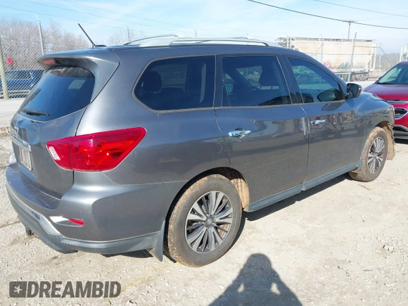 2017 Nissan Pathfinder S with VIN 5N1DR2MN1HC903322, listed as a IAAI auction lot 41513482 with 131,078 mi miles and . Bid and sale history available at DreamBid. Image 4.