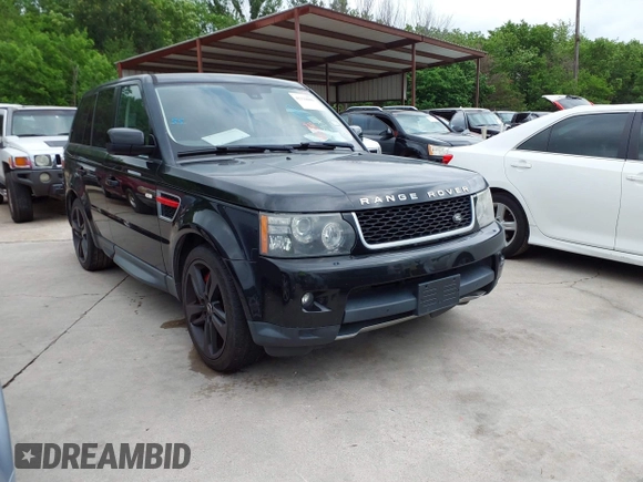 2013 Land Rover Range Rover Sport SC with VIN SALSH2E49DA767430, listed as a IAAI auction lot 42122006 with 112,868 mi miles. Bid and sale history available at carsss.com. Image 1.