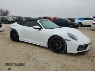 2020 Porsche 911 Carrera S with VIN WP0CB2A99LS263435, listed as a Copart auction lot 44380665 with 10,423 mi miles and Salvage Title. Bid and sale history available at DreamBid. Image 4.