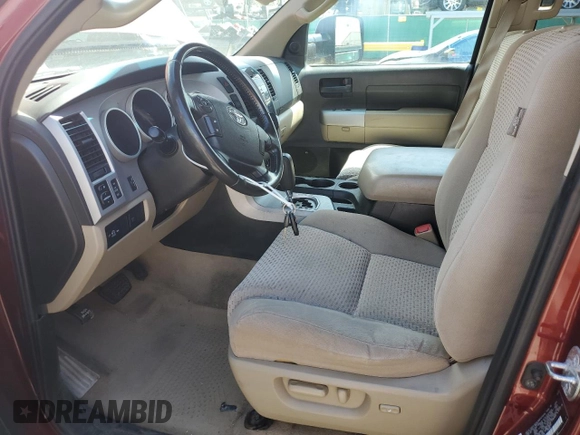2008 Toyota Tundra with VIN 5TFBV54138X039226, listed as a Copart auction lot 54946555 with 119,825 mi miles and Salvage title. Bid and sale history available at DreamBid. Image 7.
