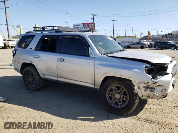 2023 Toyota 4Runner SR5 with VIN JTEMU5JR9P6174216, listed as a Copart auction lot 48993335 with 9,211 mi miles and Salvage title. Bid and sale history available at DreamBid. Image 4.