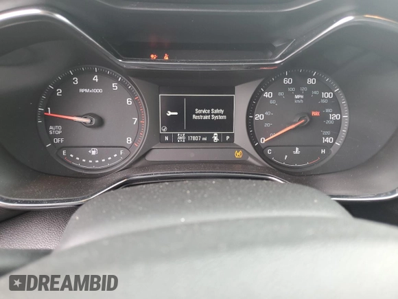 2023 Chevrolet TrailBlazer LT with VIN KL79MRSL9PB189525, listed as a Copart auction lot 66395544 with 17,807 mi miles and Salvage Title. Bid and sale history available at DreamBid. Image 9.