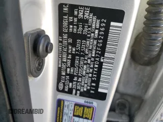 2015 Kia Sorento SX with VIN 5XYKWDA72FG629692, listed as a Copart auction lot 87206994 with Not Provided miles and Salvage Title. Bid and sale history available at carsss.com. Image 12.