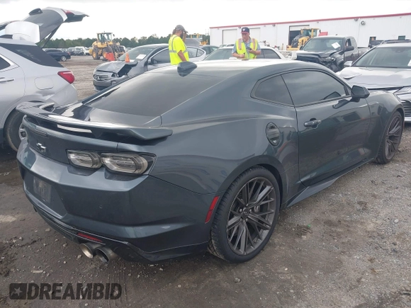 2023 Chevrolet Camaro ZL1 with VIN 1G1FK1R60P0102922, listed as a IAAI auction lot 40429422 with 49,272 mi miles and . Bid and sale history available at DreamBid. Image 4.