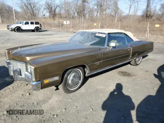 1971 Cadillac Eldorado z VIN 693671Q424620, wystawiony jako Copart lot #48917885 z przebiegiem Nie podano mil oraz Szkoda całkowita • Salvage title. Historia ofert i sprzedaży dostępna na DreamBid. Obrazek 1.