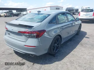 2025 Honda Civic Si with VIN 2HGFE1E55SH474645, listed as a IAAI auction lot 41941985 with 1,117 mi miles and . Bid and sale history available at DreamBid. Image 4.