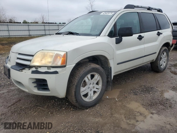2004 Mitsubishi Endeavor LS with VIN 4A4MM21S04E149821, listed as a Copart auction lot 42602675 with 261,227 mi miles and Salvage Title. Bid and sale history available at carsss.com. Image 1.