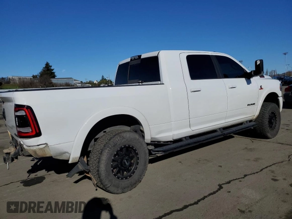 2020 Ram 2500 Laramie with VIN 3C6UR5NL6LG171866, listed as a Copart auction lot 86912404 with 133,719 mi miles and Salvage Title. Bid and sale history available at carsss.com. Image 3.