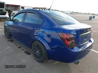 2013 Chevrolet Sonic LT with VIN 1G1JC5SB2D4147595, listed as a IAAI auction lot 41643641 with 83,538 mi miles and . Bid and sale history available at DreamBid. Image 3.