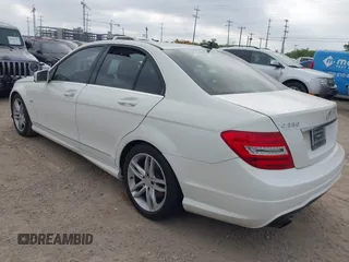 2012 Mercedes-Benz C 250 Sport with VIN WDDGF4HB8CR201306, listed as a IAAI auction lot 42266166 with 138,096 mi miles and . Bid and sale history available at DreamBid. Image 3.